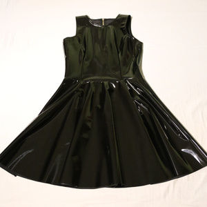 BlackMilk PVC Skater Dress NWT